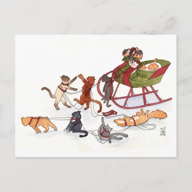 Happy Holidays! (Accept no subtitutes.) Holiday Postcard (Front)