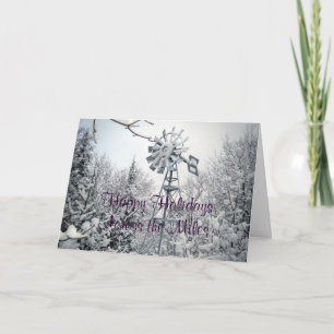 Happy Holidays Across the Miles Holiday Card