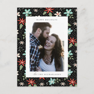 Happy Holidays ADD YOUR FAMILY PHOTO Postcard