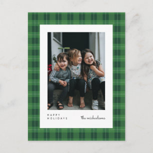 HAPPY HOLIDAYS Add Your Photo Postcard