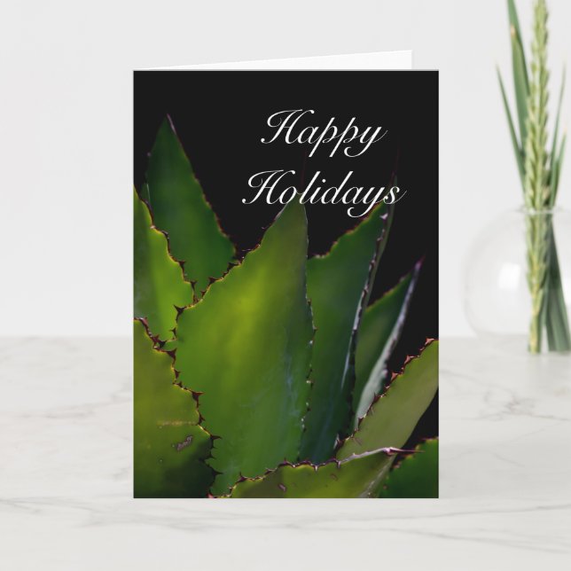 Happy Holidays , Agave Holiday Card (Front)