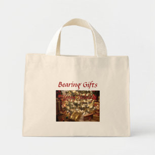 Happy Holidays - Bearing Gifts - Jumbo Tote Bag