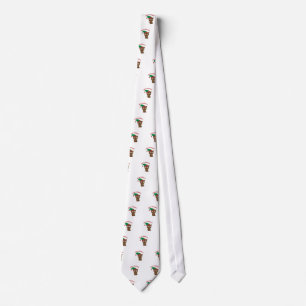Happy Holidays! Beaver Christmas Elf Tie