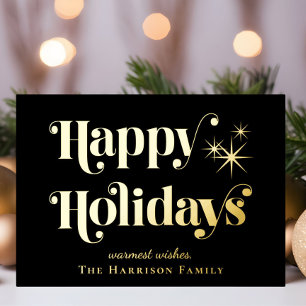 Happy Holidays Black Christmas