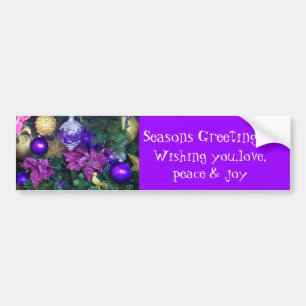 Happy Holidays_ Bumper Sticker