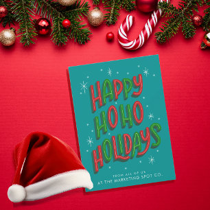 Happy Holidays Business Holiday Postcard