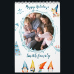 Happy Holidays Calendar With Elves<br><div class="desc">In Happy Holidays with elves calendar (January - December) you can find a lot of pictures of cute kids and their families. But you can easily replace these photo with your and make your unique and special calendar with your kids, family members or anything you love the most. United States...</div>