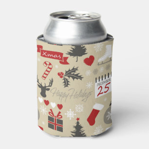 Happy Holidays Can Cooler