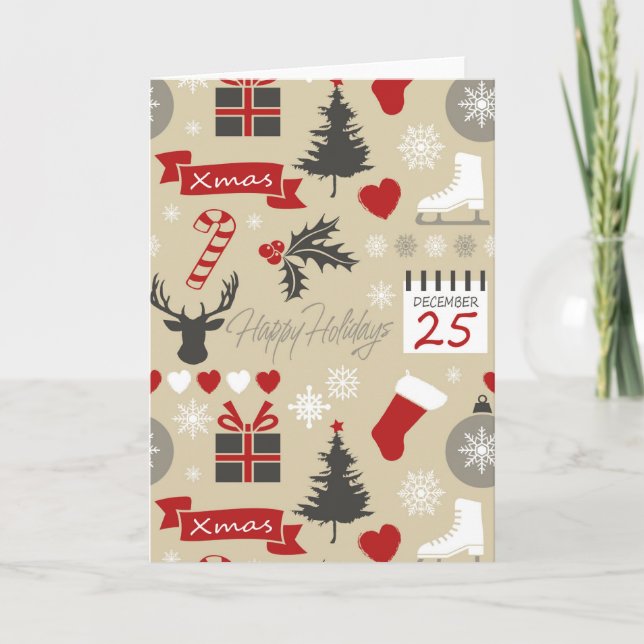 Happy Holidays Card (Front)