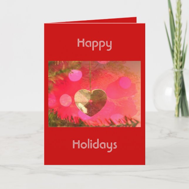 Happy Holidays Card (Front)