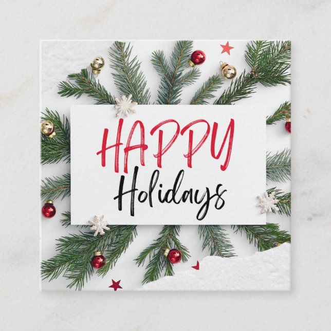  Happy Holidays Card (Front)