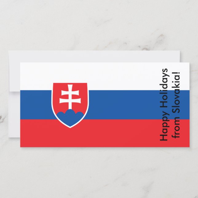 Happy Holidays card from Slovakia (Front)