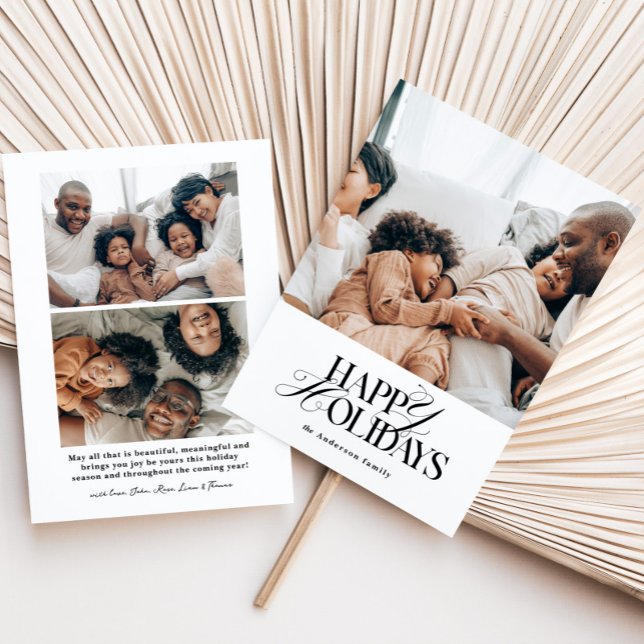 Happy Holidays Card | Modern Holiday Photo Card (Creator Uploaded)