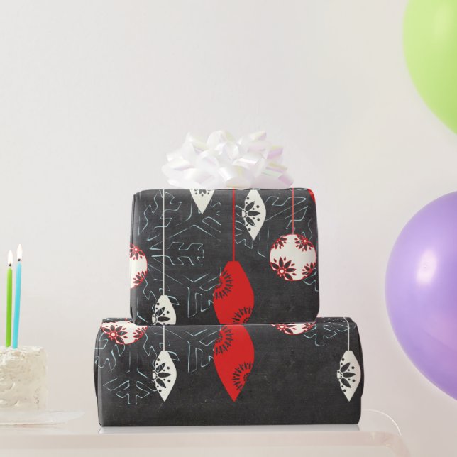 Happy Holidays Chalkboard Christmas Wrapping Paper (Party Gifts)