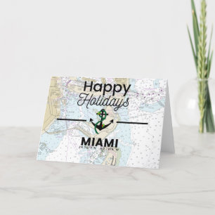 Happy Holidays Chart- Miami Holiday Card