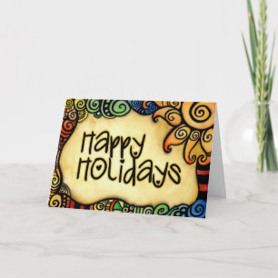 Happy Holidays Christmas Card