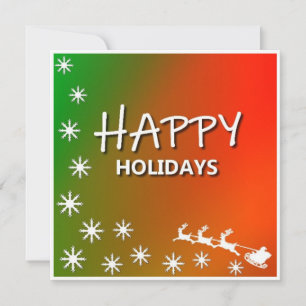 Happy Holidays-Christmas card