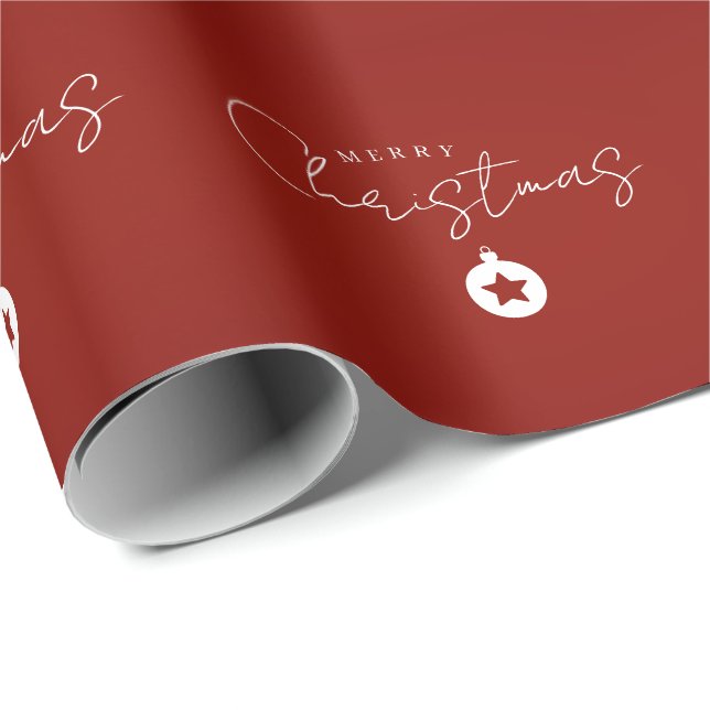 Happy Holidays Christmas New Year Season Wrapping Paper (Roll Corner)