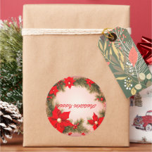 Happy Holidays Christmas Sticker