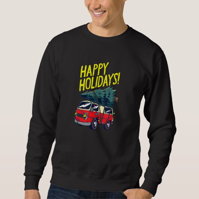 Happy Holidays Christmas Sweatshirt (Front)