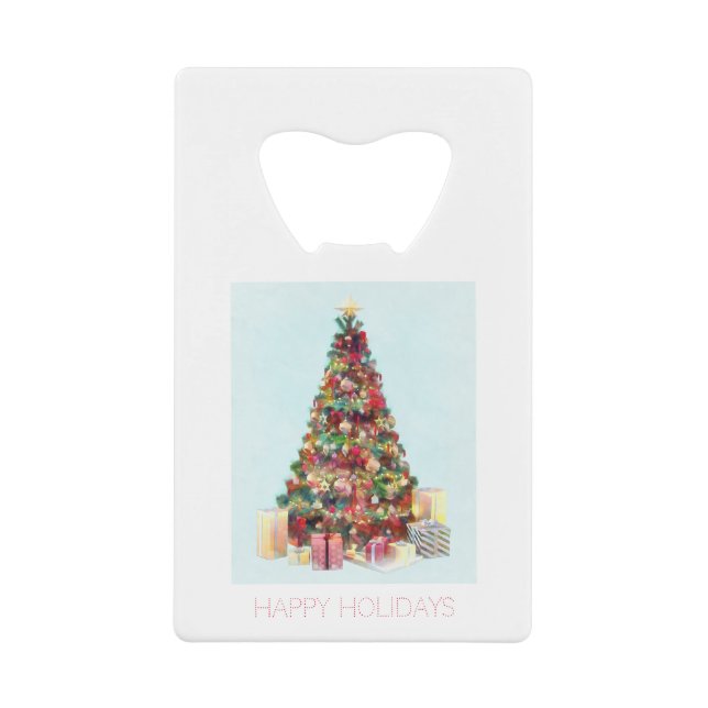 Happy Holidays. Christmas Tree (Front)