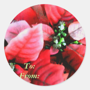 Happy Holidays_ Classic Round Sticker