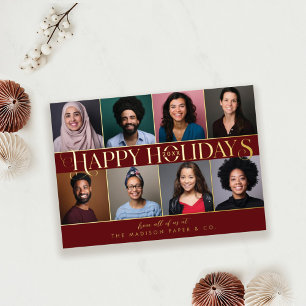 Happy Holidays Corp Team Business Photos & Logo
