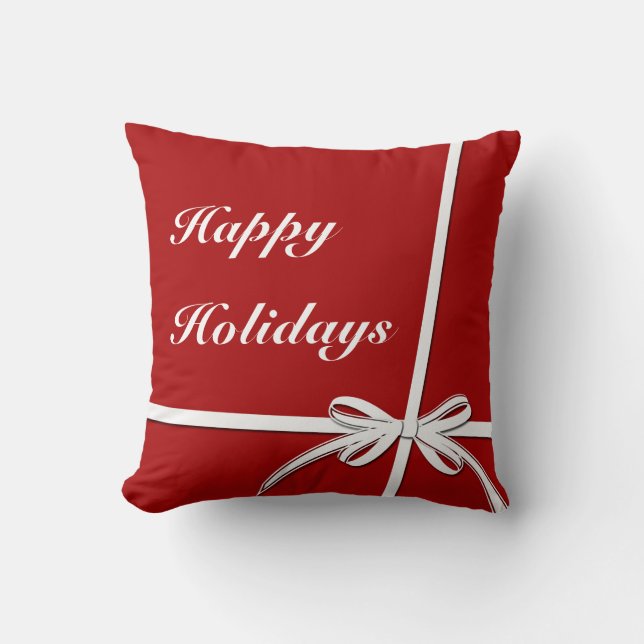 Happy Holidays Cushion (Front)