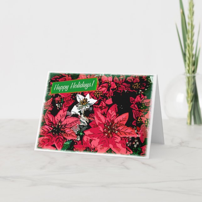 Happy Holidays Design 1 Holiday Card (Front)