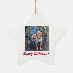 Happy Holidays ! - Dunbar Ceramic Tree Decoration