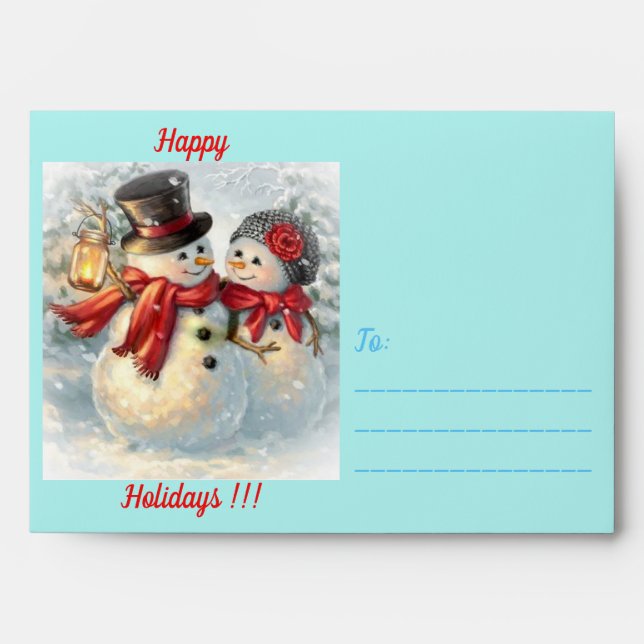 Happy Holidays Envelope (Front)