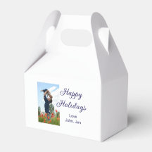 Happy holidays father son Christmas family gifts m