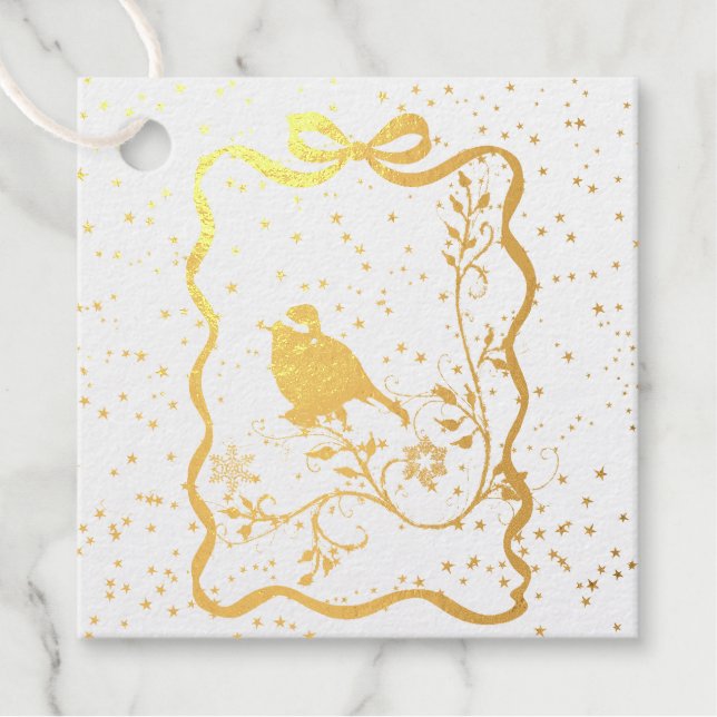 Happy Holidays! Favour Tags (Front)