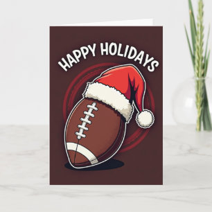 Happy Holidays Football Card