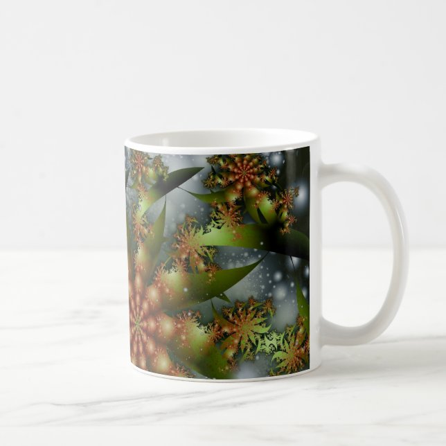 Happy Holidays Fractal Coffee Mug (Right)