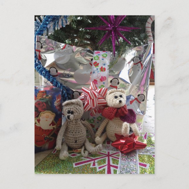 Happy Holidays from Fransciuos and Lennart! Holiday Postcard (Front)