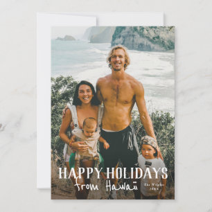 Happy Holidays from Hawaii photo holiday card