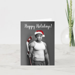 Happy Holidays from Hunky Justin Trudeau Card