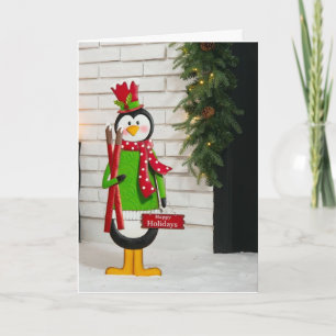 **HAPPY HOLIDAYS FROM ONE COOL PENQUIN** HOLIDAY CARD