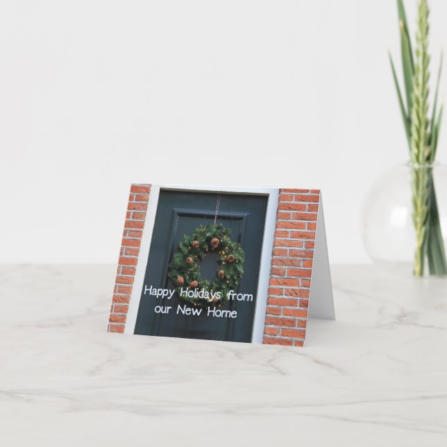 Happy Holidays from our new home Holiday Card (Front)