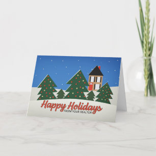 Happy Holidays From Realtor Holiday Card