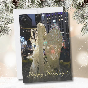 **Happy Holidays from Rockefeller Plaza NYC Holiday Card