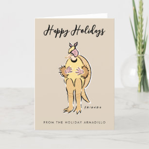Happy Holidays from the Holiday Armadillo Card