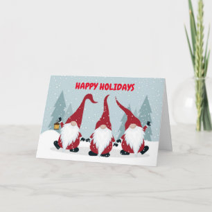 **HAPPY HOLIDAYS** FROM THE MERRIEST OF GNOMES HOLIDAY CARD