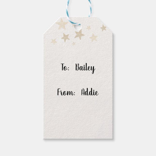 Happy Holidays Gift Tag (Front)