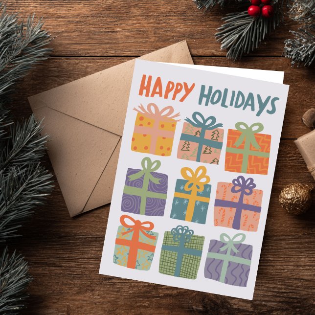 HAPPY HOLIDAYS Gifts Christmas CUSTOM Hand-Drawn Holiday Card (HAPPY HOLIDAYS Gifts Christmas CUSTOM Hand-Drawn Holiday Card
)