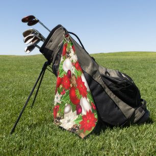 Happy Holidays Golf Towel