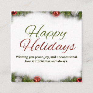 Happy Holidays Greeting Card