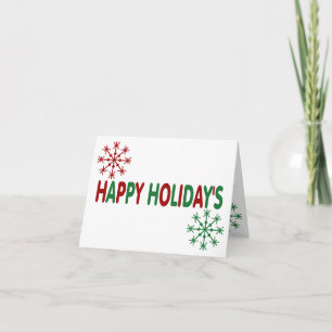 Happy Holiday's Greeting Card