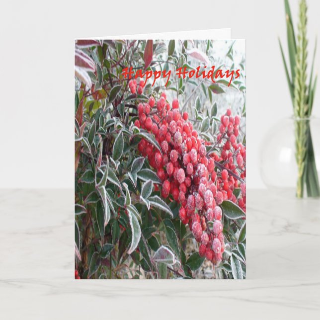 Happy Holidays Greeting Card (Front)